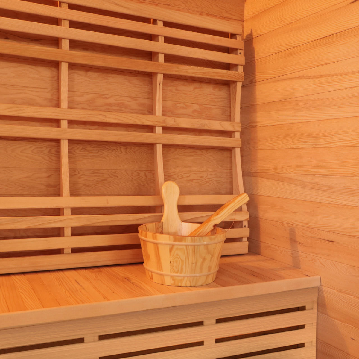 OasisLux 4 Person Traditional Finnish Outdoor Sauna