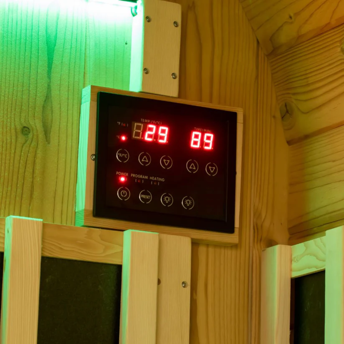 OasisLux 2 Person Barrel Outdoor Infrared Sauna