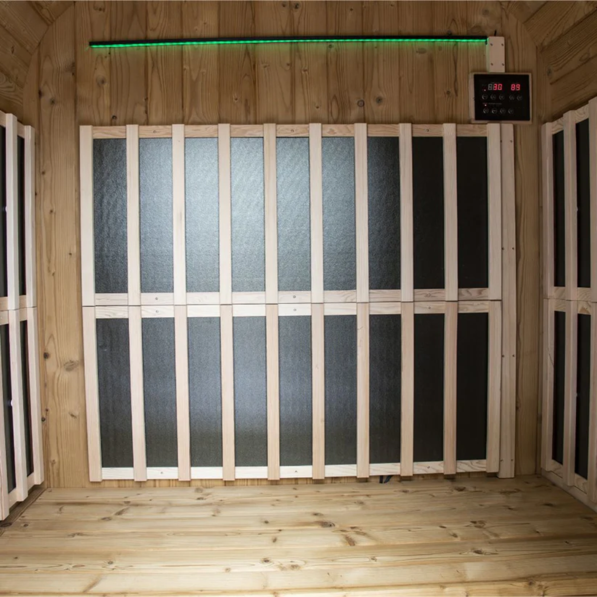 OasisLux 2 Person Barrel Outdoor Infrared Sauna
