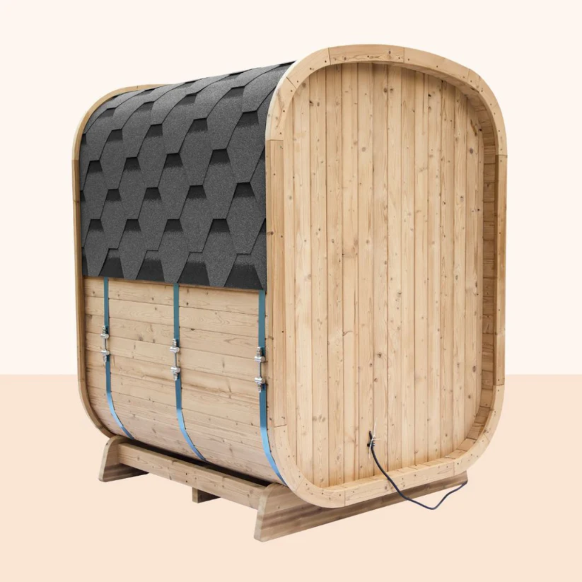 OasisLux 2 Person Barrel Outdoor Infrared Sauna