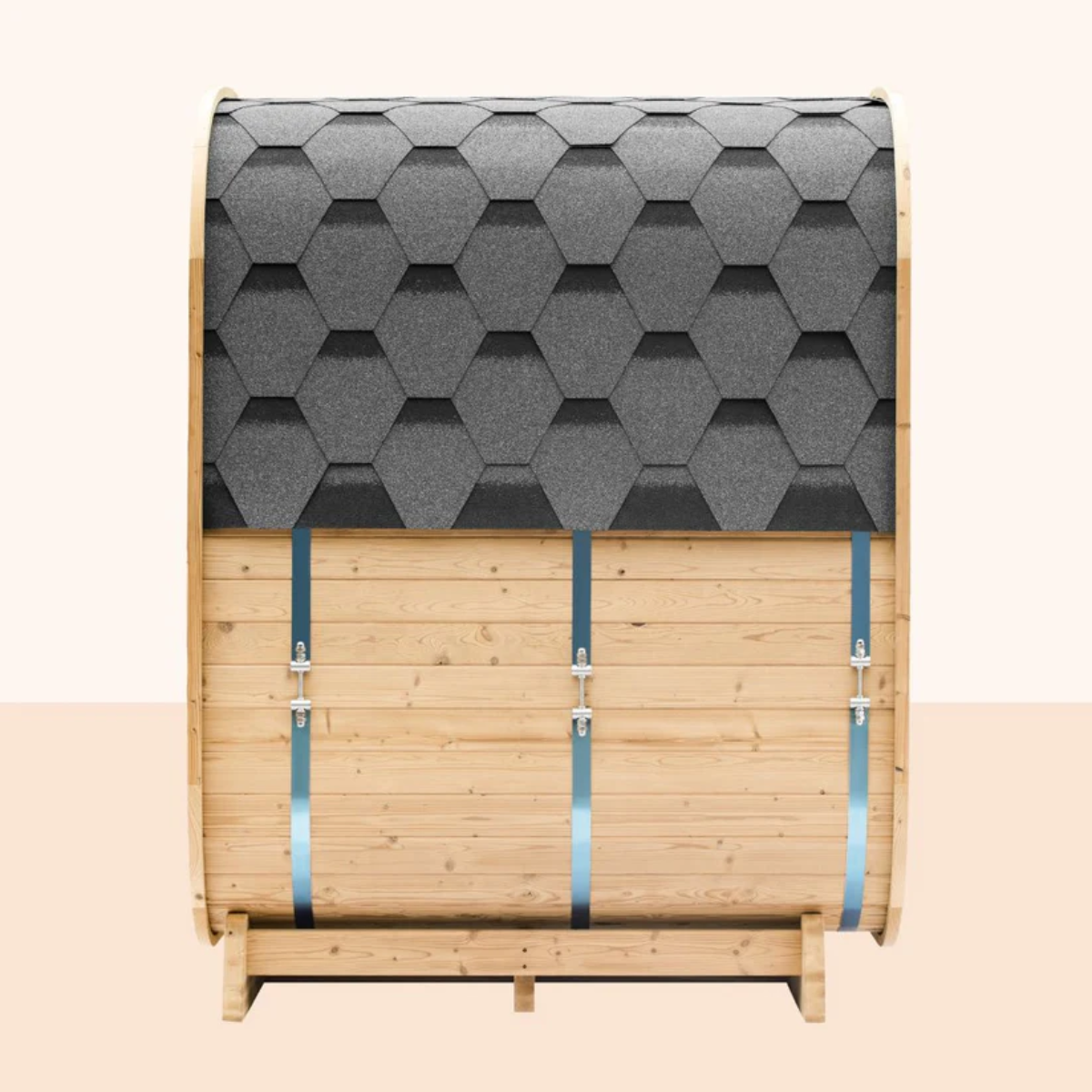 OasisLux 2 Person Barrel Outdoor Infrared Sauna