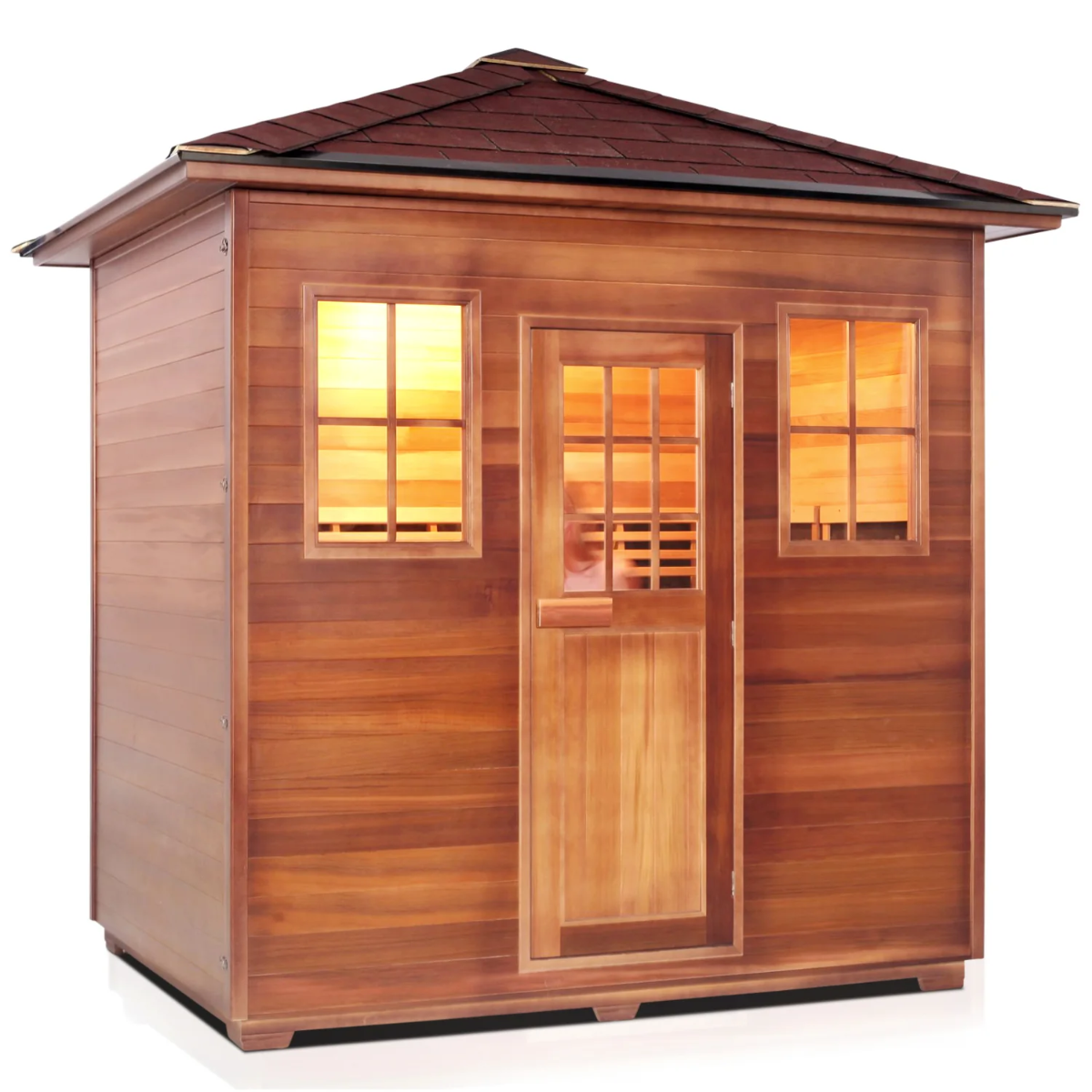 OasisLux Original infrared 5 person outdoor low electromagnetic field sauna