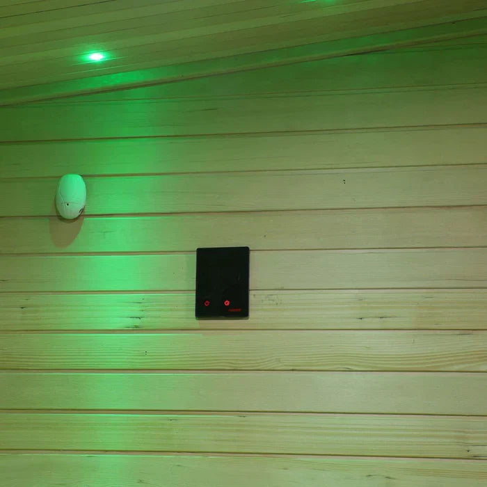 OasisLux Contemporary Studio Outdoor Sauna With Pent Roof