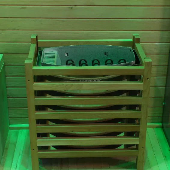 OasisLux Contemporary Studio Outdoor Sauna With Pent Roof