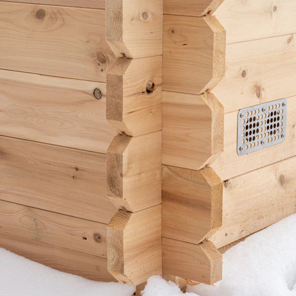 Oasislux Traditional Outdoor Cabin Sauna For 2-3 Persons