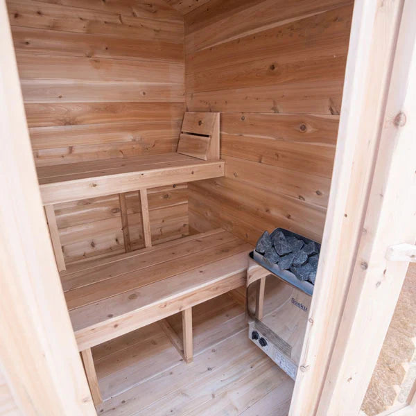 Oasislux Traditional Outdoor Cabin Sauna For 2-3 Persons
