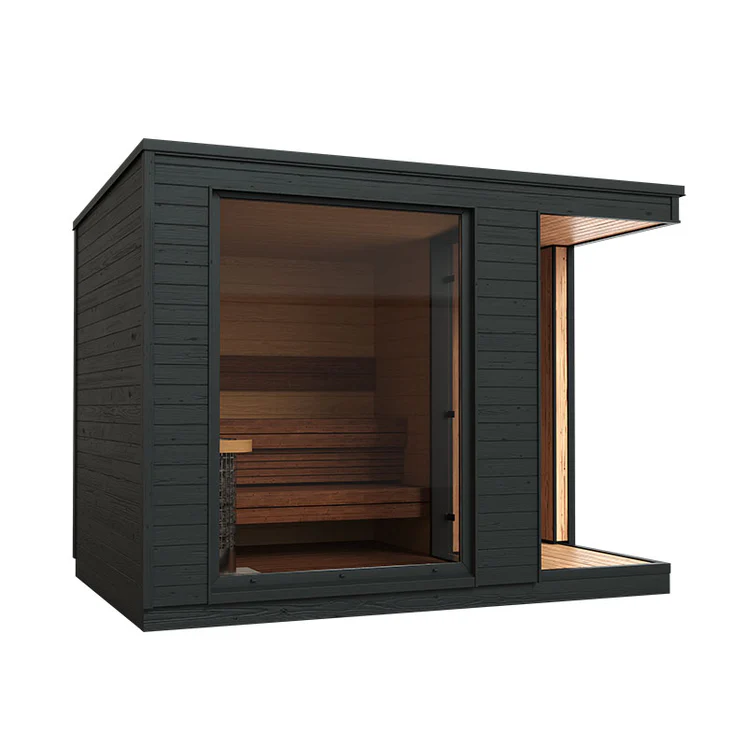Oasislux Outdoor  Traditional Sauna With Shower System