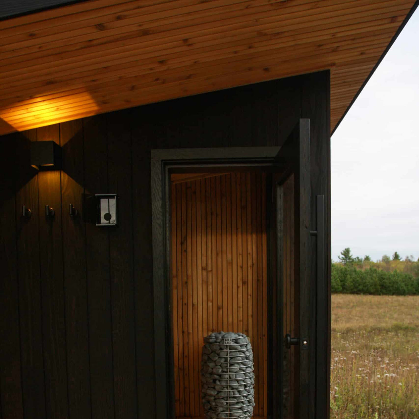 Oasislux Outdoor  Traditional Sauna Up to 3 people with Porch