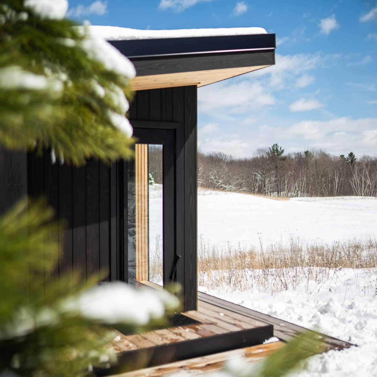 Oasislux Outdoor  Traditional Sauna Up to 3 people with Porch
