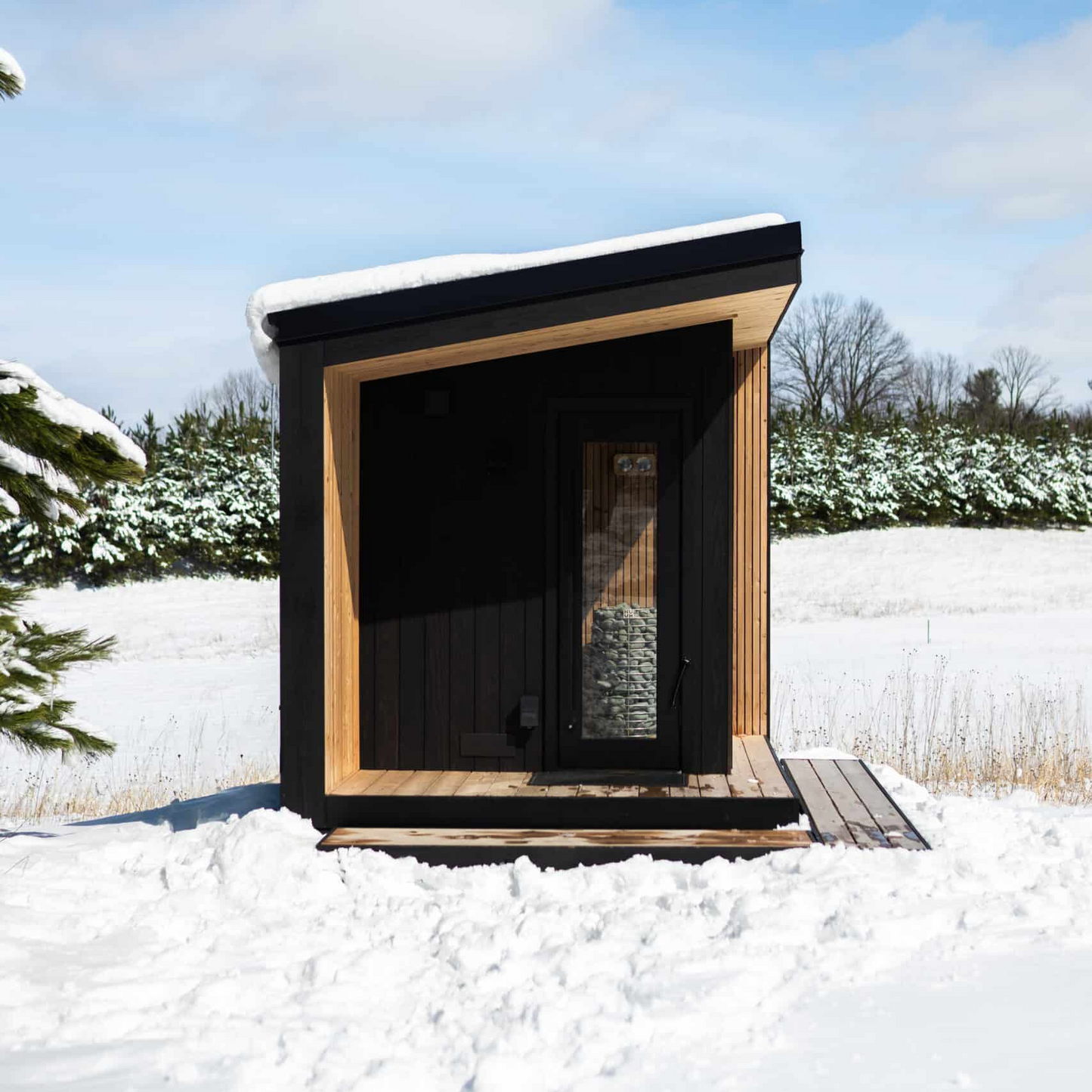 Oasislux Outdoor  Traditional Sauna Up to 3 people with Porch