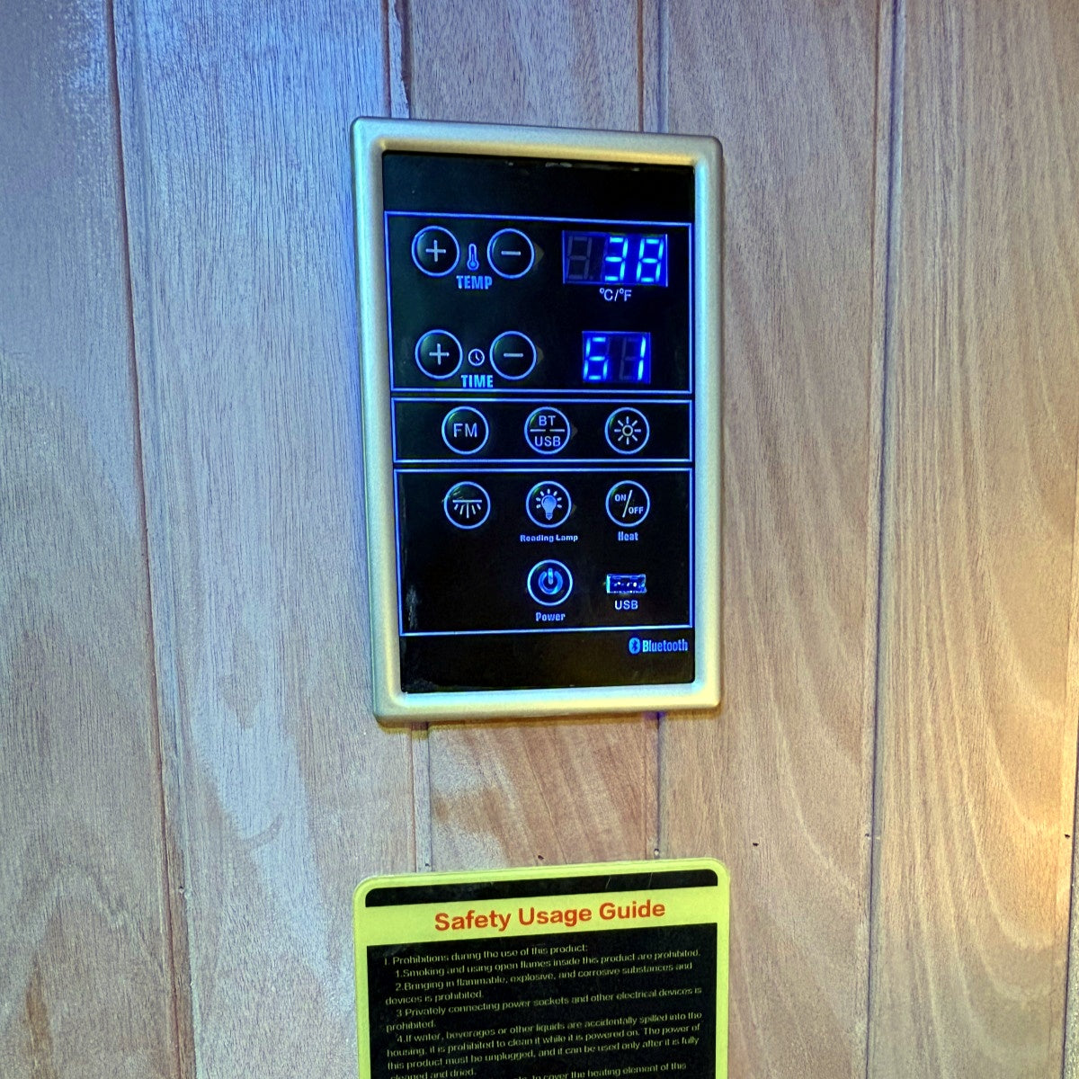 Oasislux Full Spectrum Sauna For 3-5 Person With Red Light Therapy