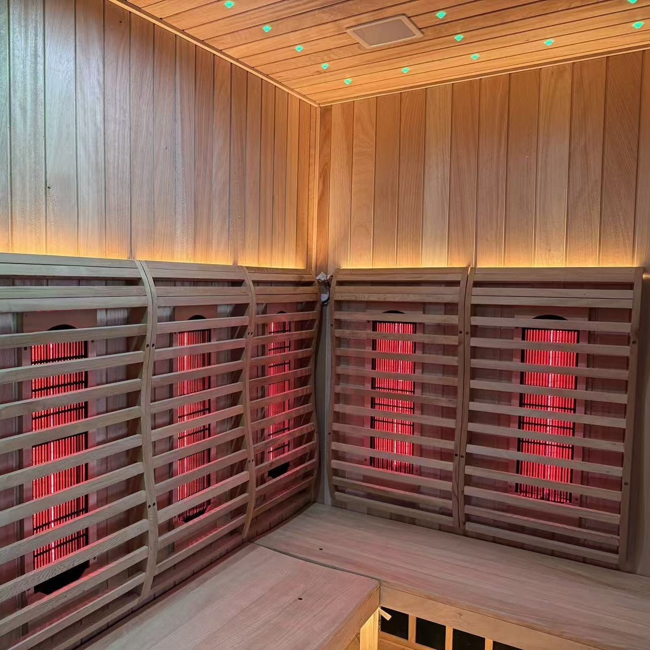 OasisLux Luxury Outdoor Full-Spectrum Infrared Sauna For 3-5 Person