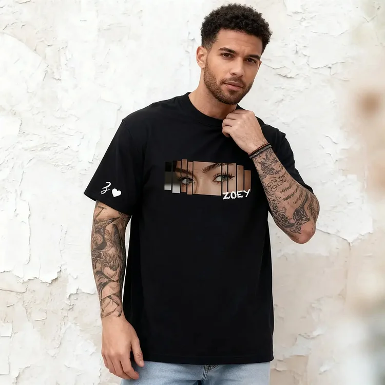 Custom Girlfriend Eyes Fashion Design Perfect Valentine's Day Gift for Couples