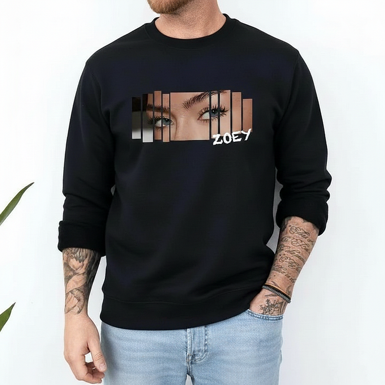 Custom Girlfriend Eyes Fashion Design Perfect Valentine's Day Gift for Couples