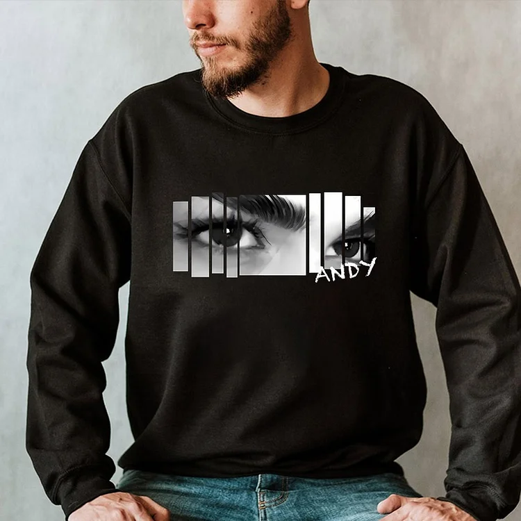 Custom Girlfriend Eyes Fashion Design Perfect Valentine's Day Gift for Couples