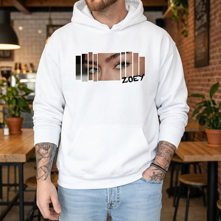 Custom Girlfriend Eyes Fashion Design Perfect Valentine's Day Gift for Couples