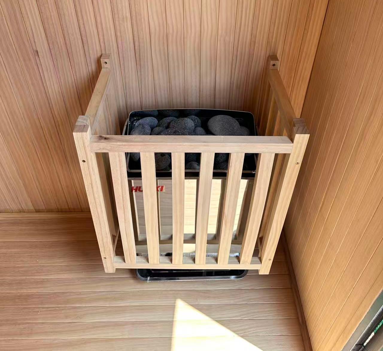 OasisLux Aurora Outdoor Sauna Cabin | 4–6 Person Thermospruce Sauna