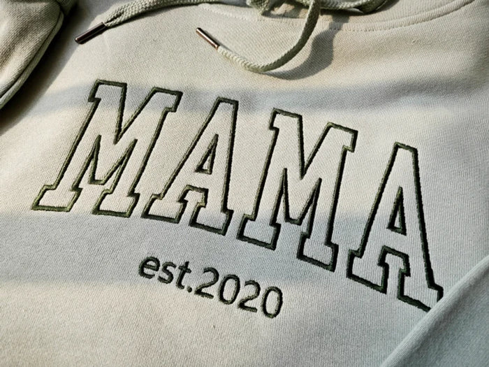 Custom Mom Sweatshirt | Kids' Names on Sleeve