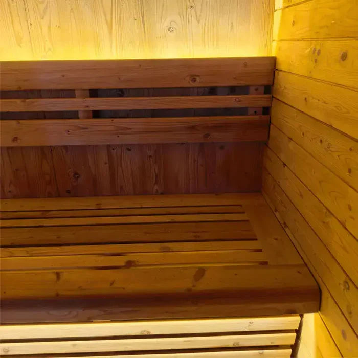 OasisLux Aurora Outdoor Sauna Cabin | 4–6 Person Thermospruce Sauna