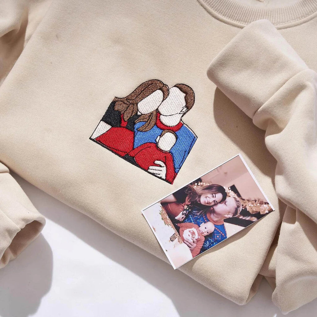 Custom Embroidered Couple Hoodies