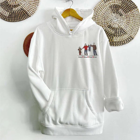 Custom Family Portrait Sweatshirt