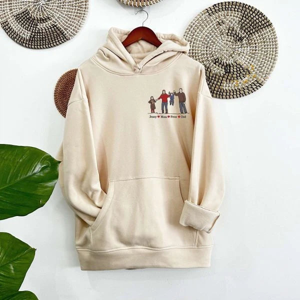Custom Family Portrait Sweatshirt