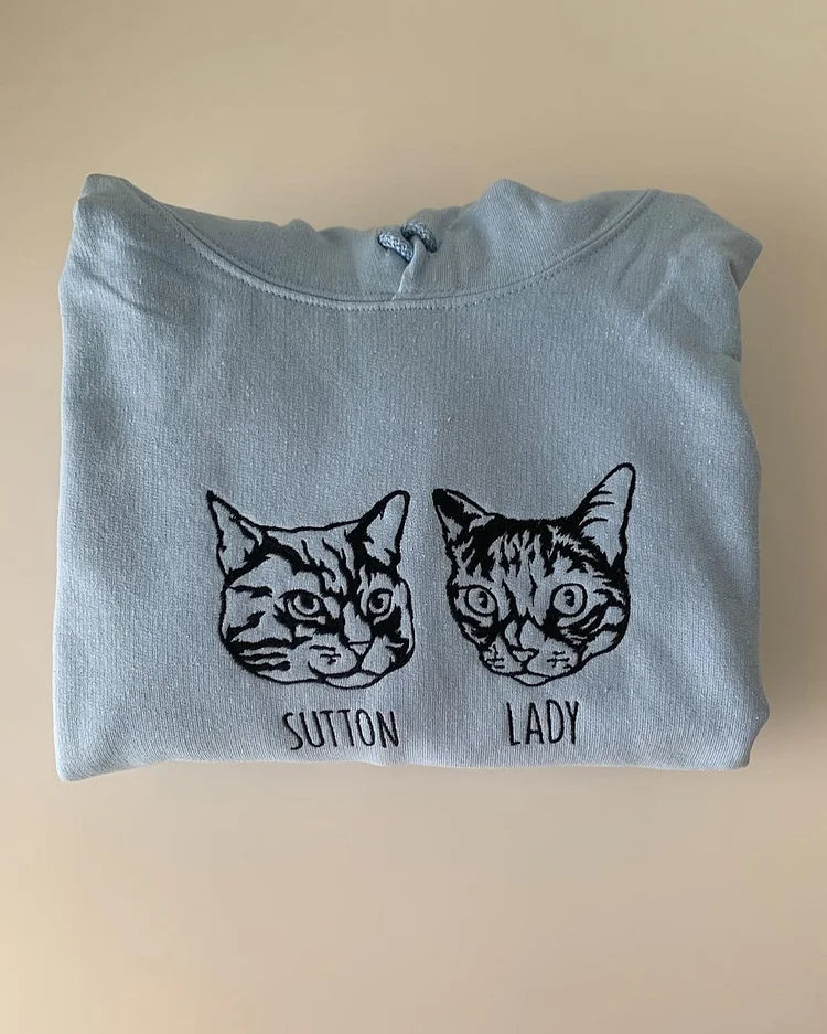 Custom Pet Face Embroidery Wear