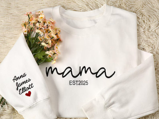 The Embroed Signature Mama Sweatshirt