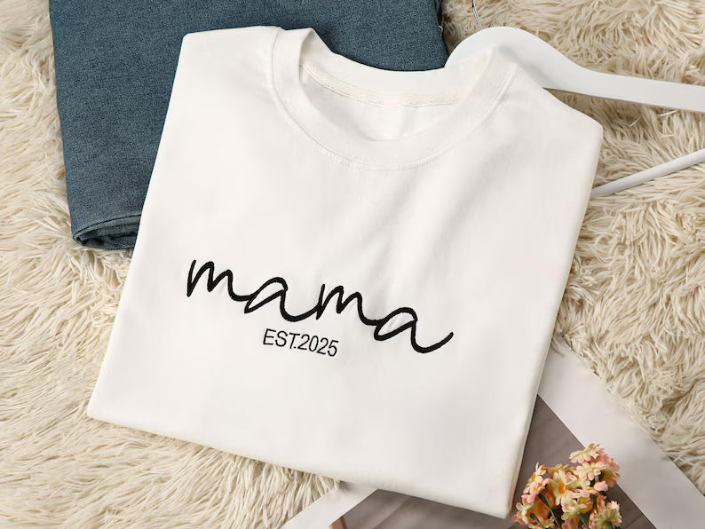 The Embroed Signature Mama Sweatshirt
