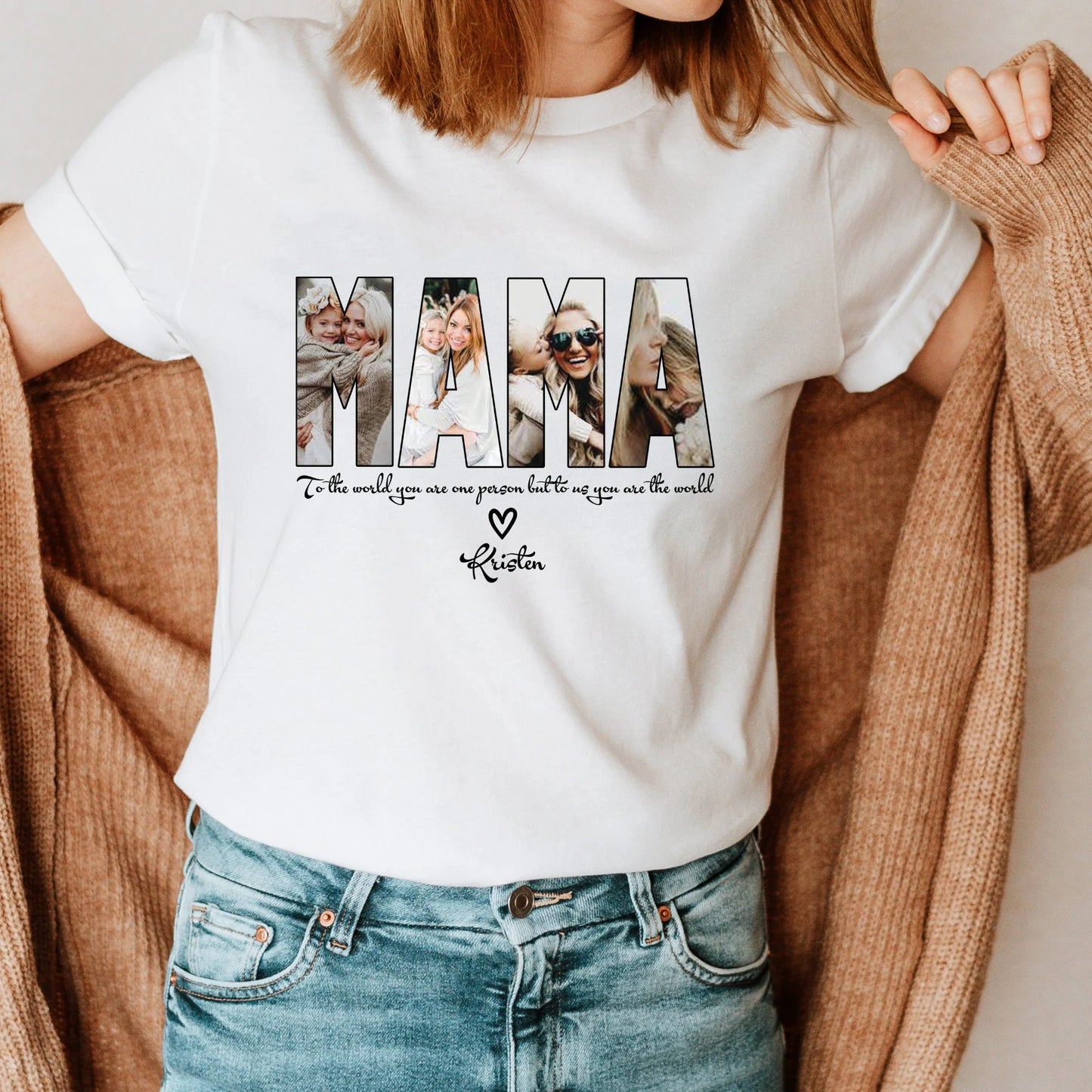 Custom Picture Mom Sweatshirt