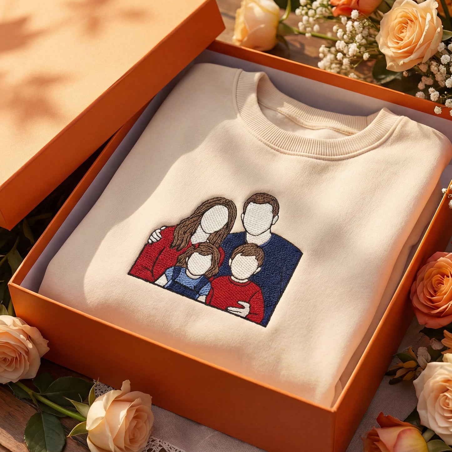 Custom Embroidered Couple Hoodies