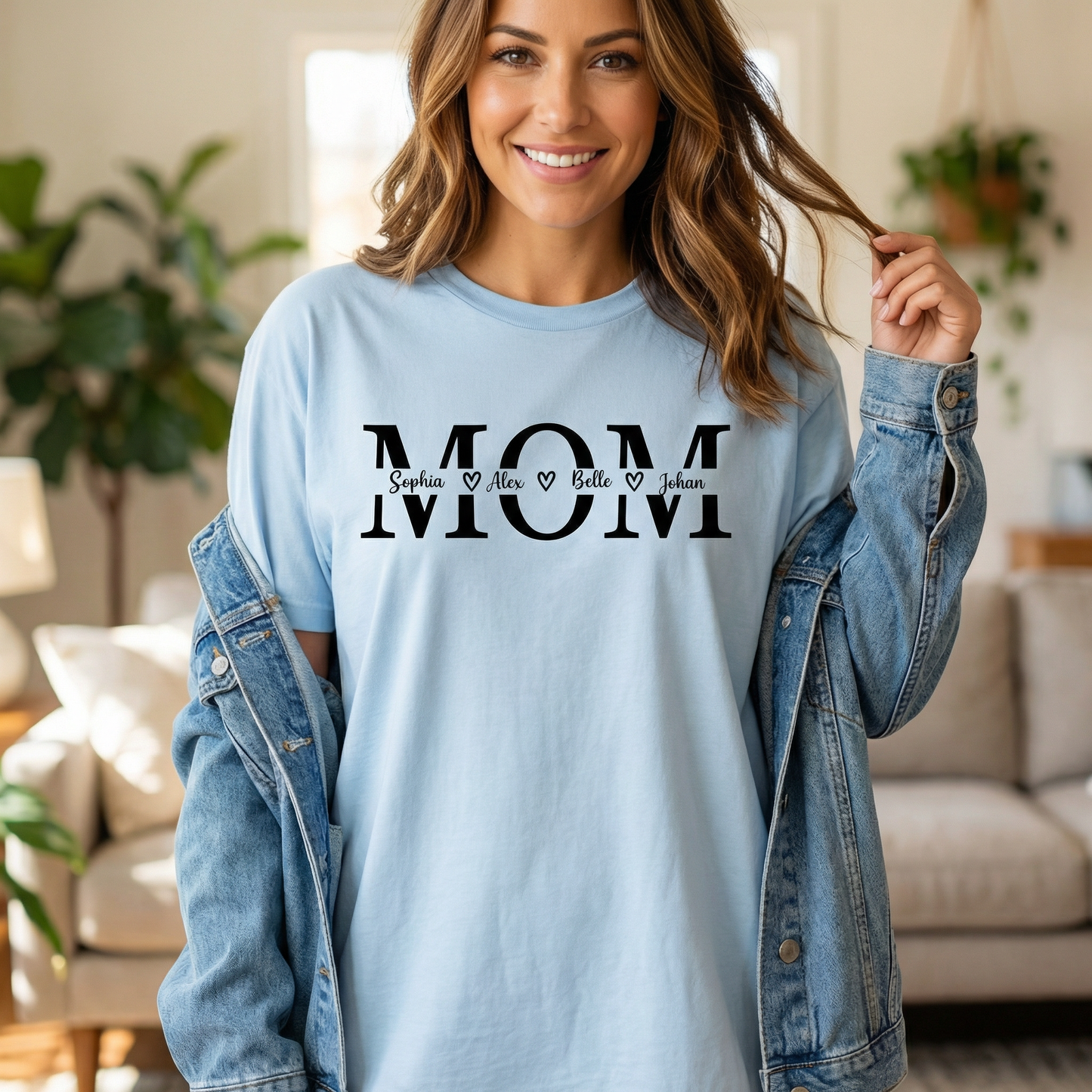 Custom Mama Name T-shirt | Mother's Day Edition