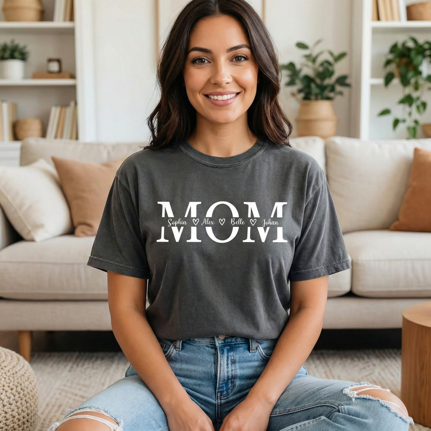 Custom Mama Name T-shirt | Mother's Day Edition