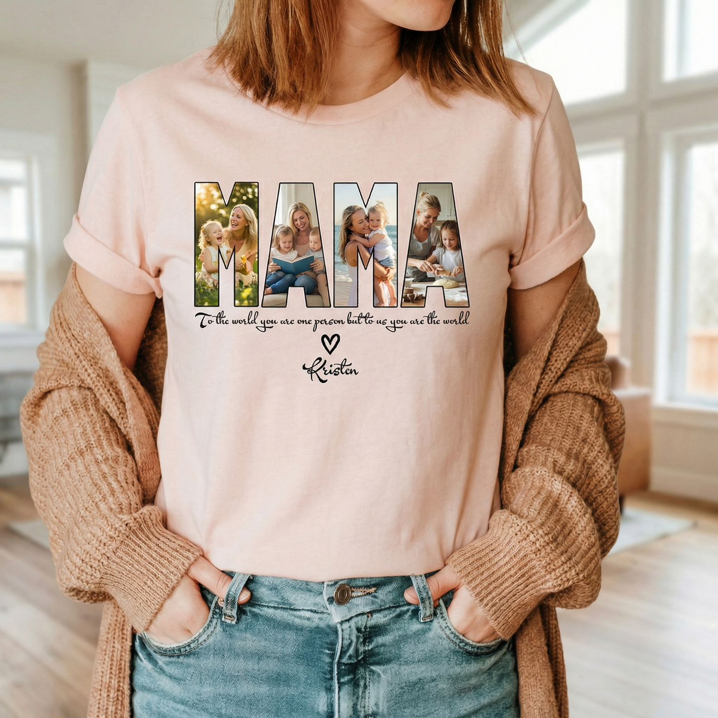Custom Picture Mom Sweatshirt