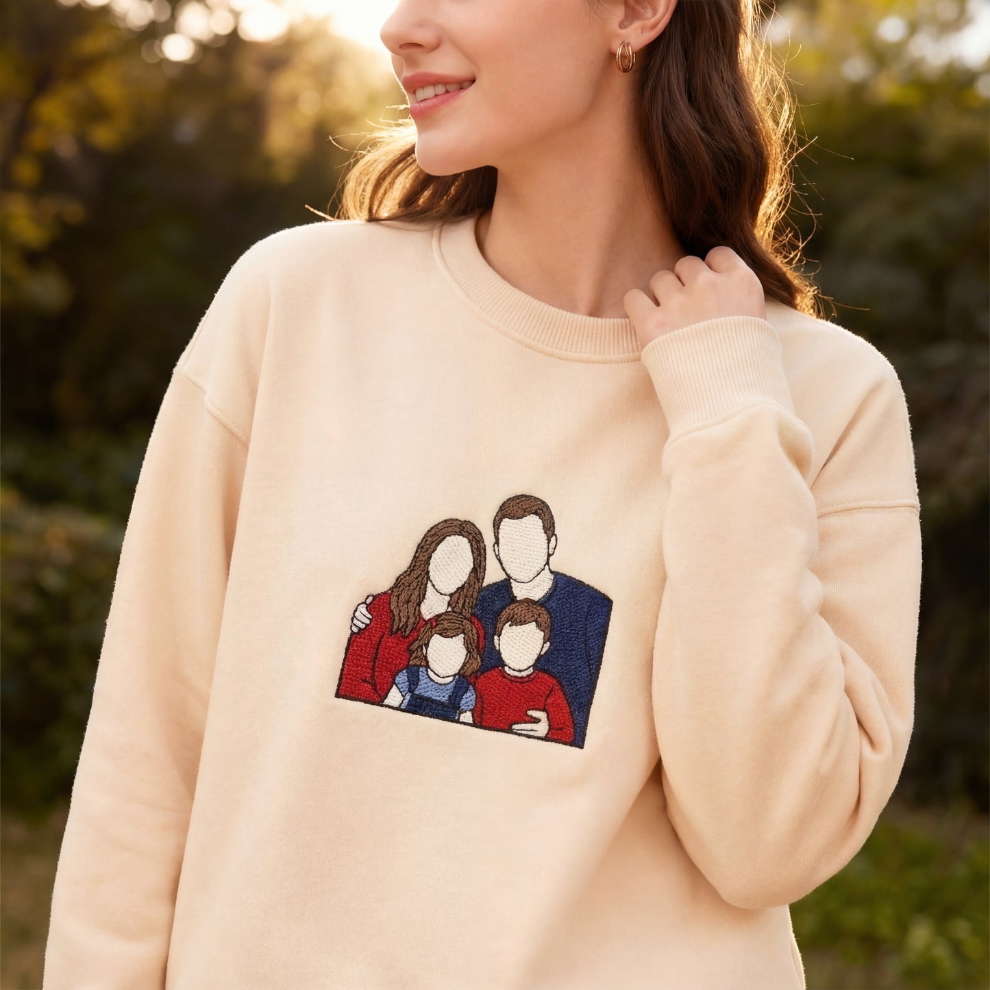 Custom Embroidered Couple Hoodies