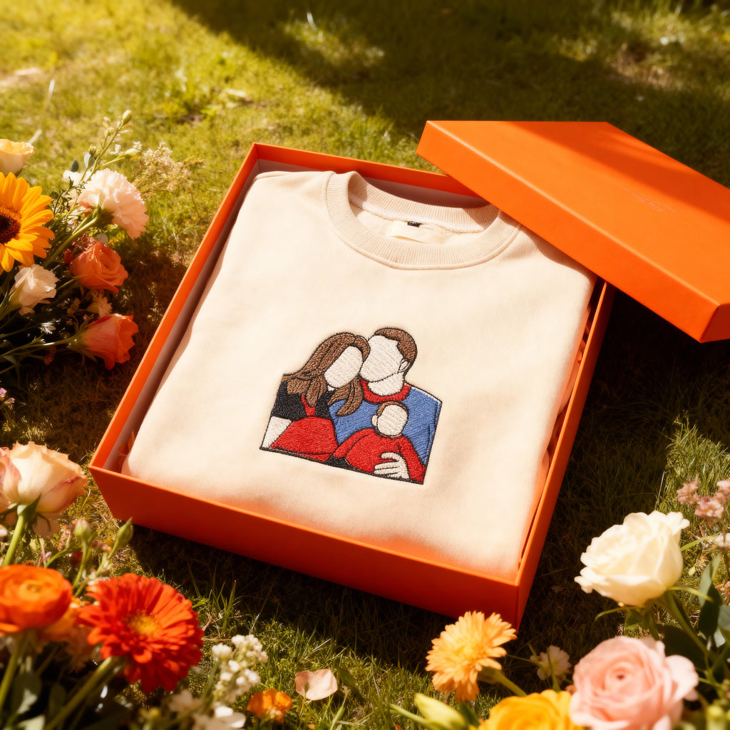 Custom Embroidered Couple Hoodies
