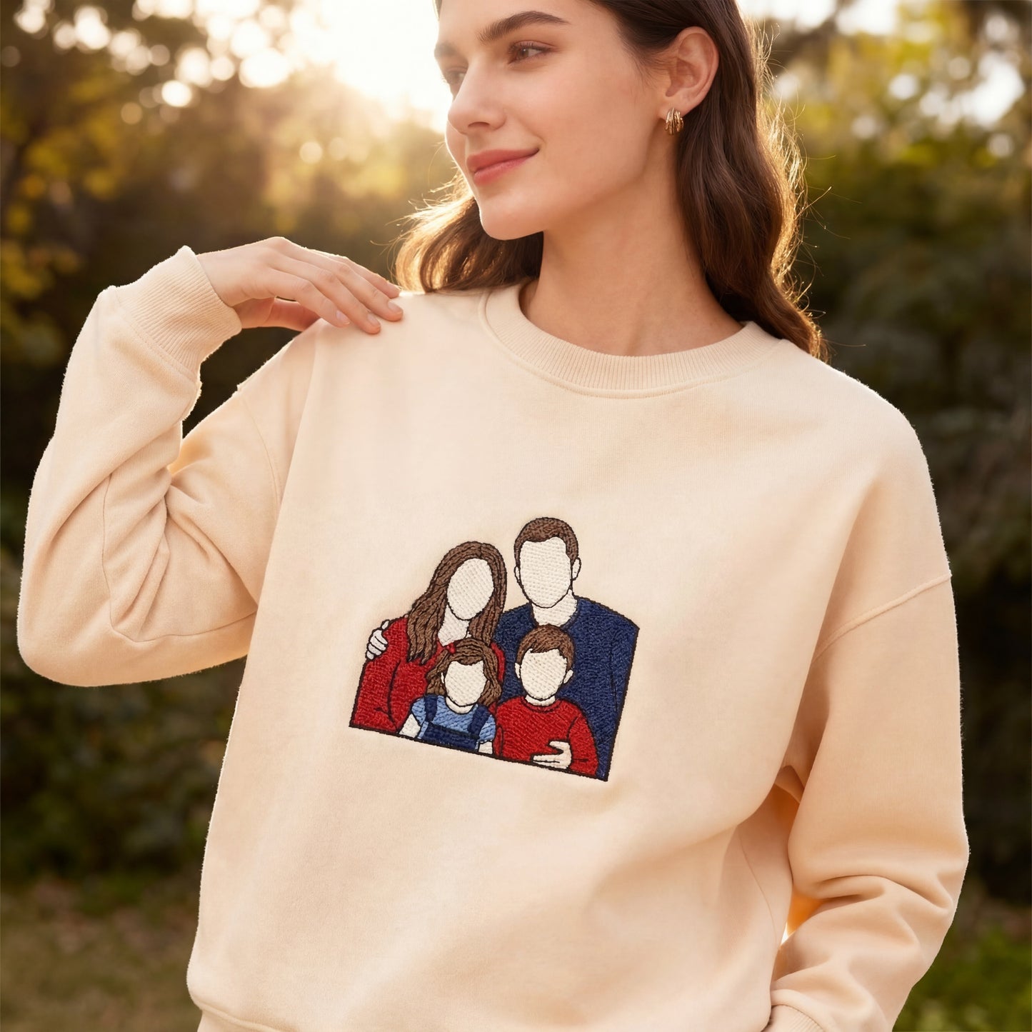 Custom Embroidered Couple Hoodies